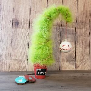 Grinch style tree Christmas decor ornament